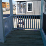 Image of standard decking for 6' covered deck.